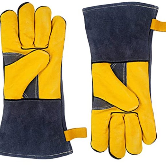 Leather welding gloves - heat resistant - Picture 2 of 2